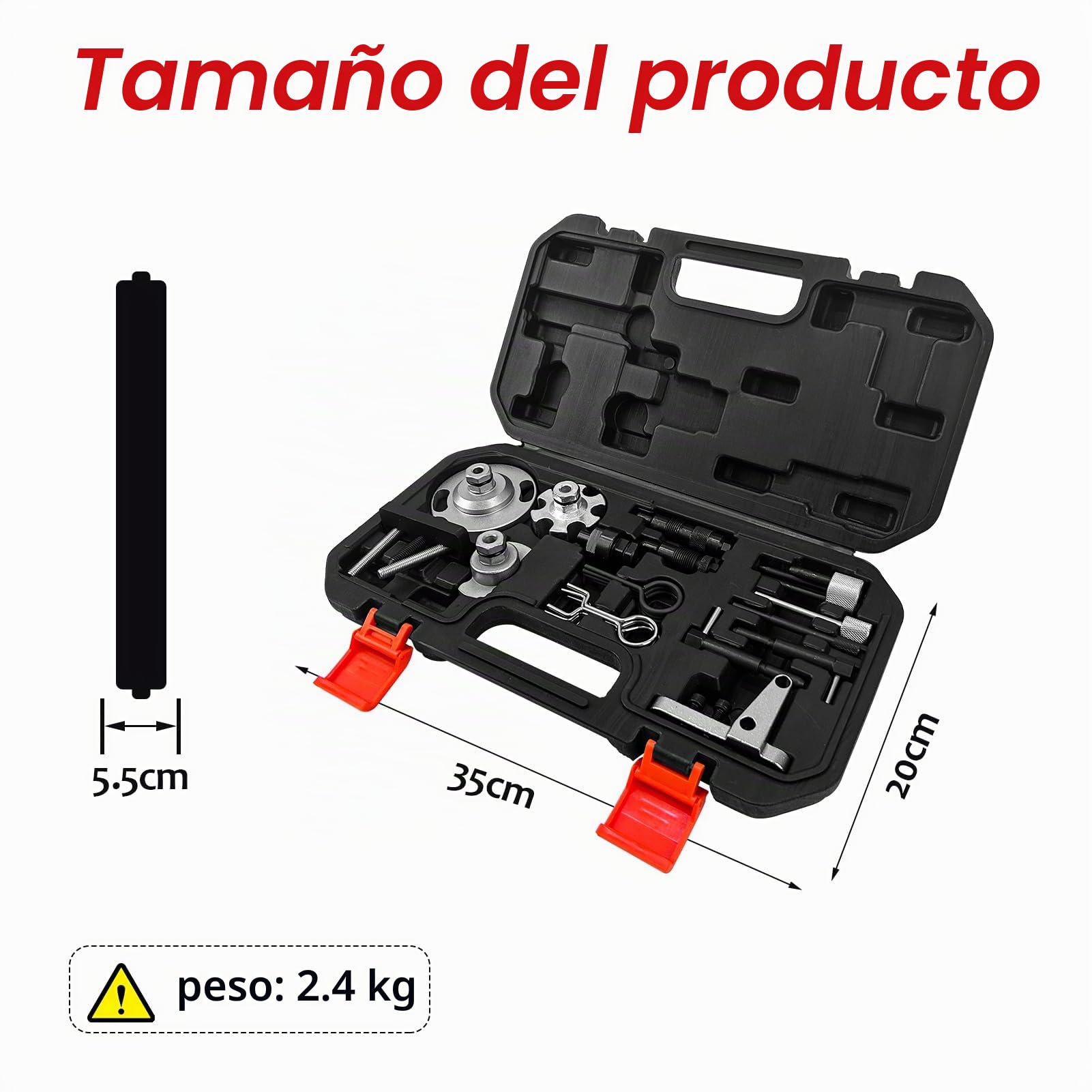 JAOGAUS Herramienta de Sincronización de Motor Diésel | compatible con A6L 2.7, Q7 3.0TDi, 4.0 4.2Tdi V8 CRD A8, A6, A5, A4, Q5, Q7