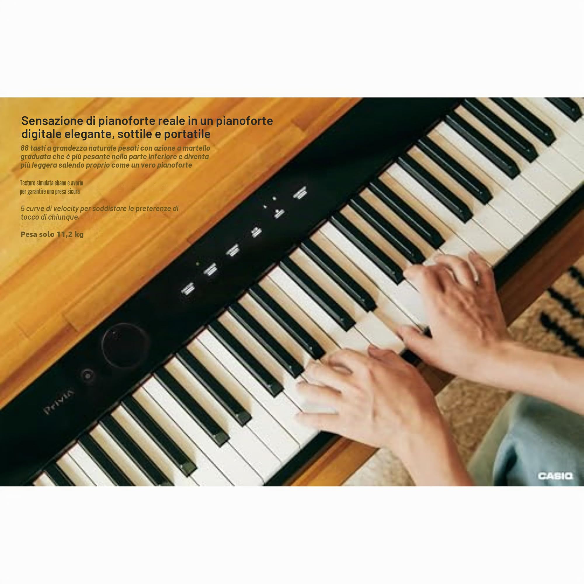 Casio, 88-Key Digital Pianos-Stage (PX-S1100BK)