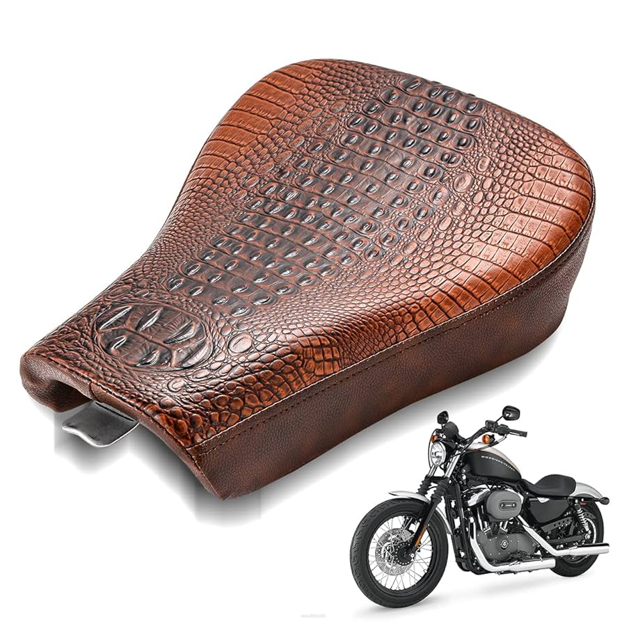 ハーレー用サドルシート&ピリオンシート 本革STDソロサドル