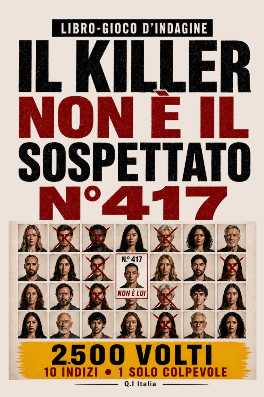 IL COLPEVOLE NON È IL SOSPETTATO N. 417: 10 indizi, 1 solo colpevole – Libro-gioco di indagine visiva per adulti con sospetti, osservazione, logica e deduzione (Il colpevole è tra loro)