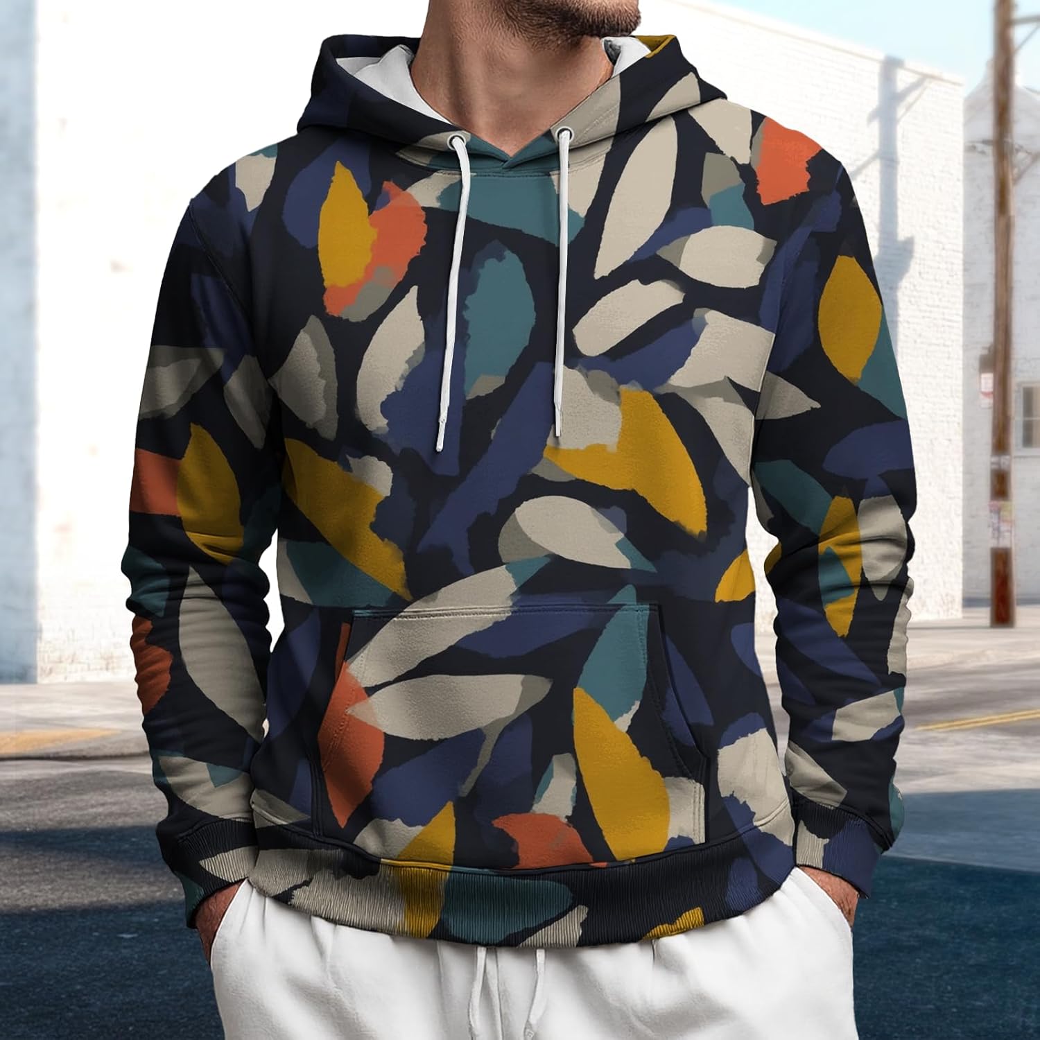 Designer Hoodies For Men Oversized Hoodie Men Hip-Hop Sweatshirts With Pocke Active Urbanwear Casual Wear 2025 - Image 2