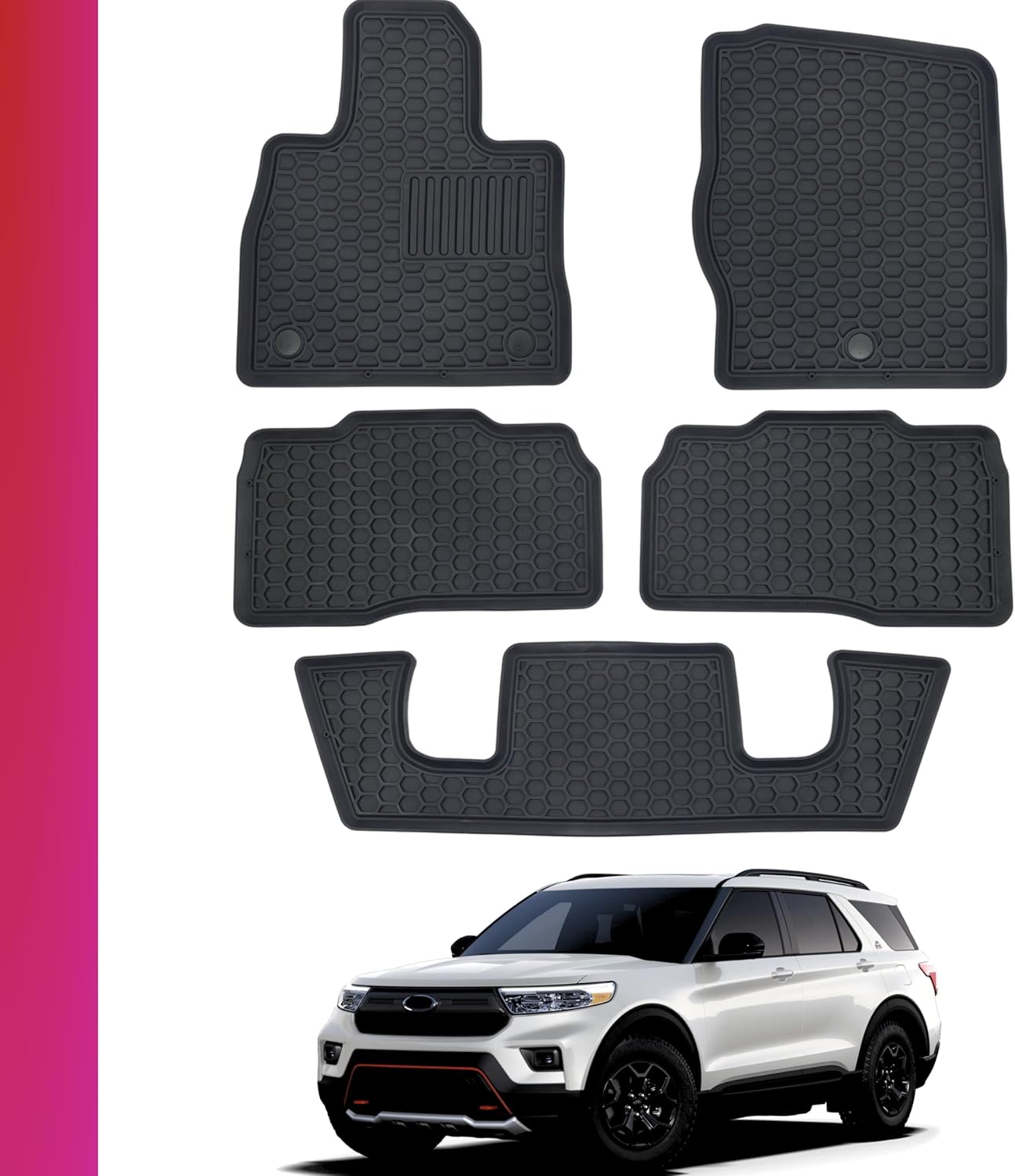 Extra Heavy Duty Floor Mats for 20202024 Ford Explorer