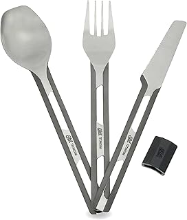 Esbit Titanium 3 Piece Ultra Light Cutlery Set