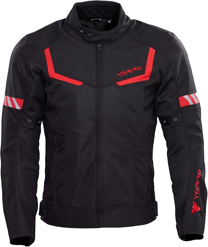 Summer Mens Motorcycle Jackets with Armor, 4 Seasons, Youth Mesh