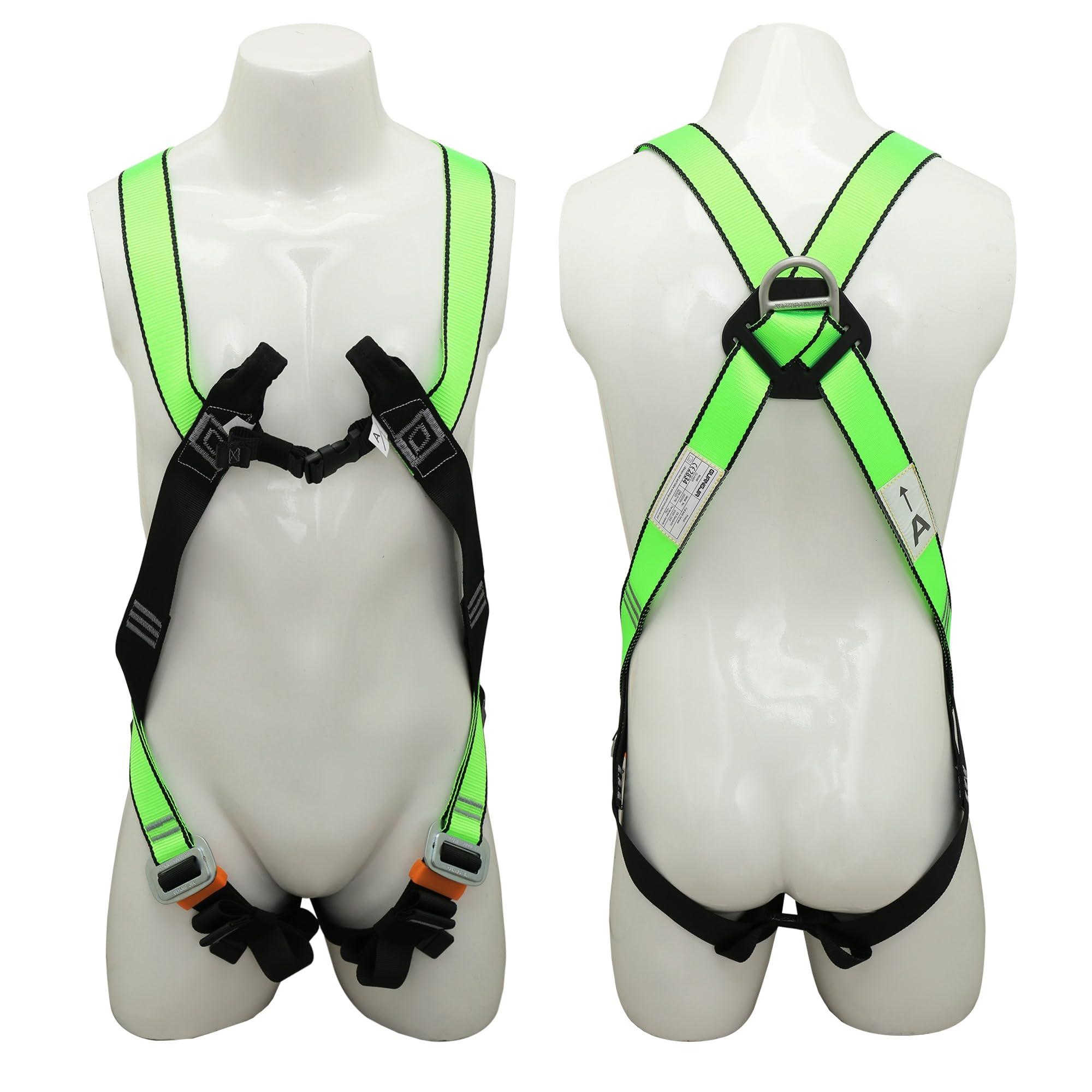 DIJJIG Kit de arnés de seguridad anticaídas, ajustable, utilizado para operaciones de gran altitud, extinción de incendios y rescate, poda de árboles, certificación CE