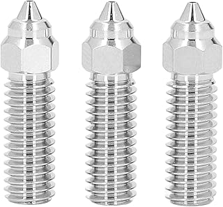 3Pcs 1.75mm M6 High Speed Hotend Extruder Nozzle for Creality K1, Vyper, Kobra, Sovol Sv06 Plus, Sv07. Wide Filament Compatibility, Excellent Prints, Premium Material,