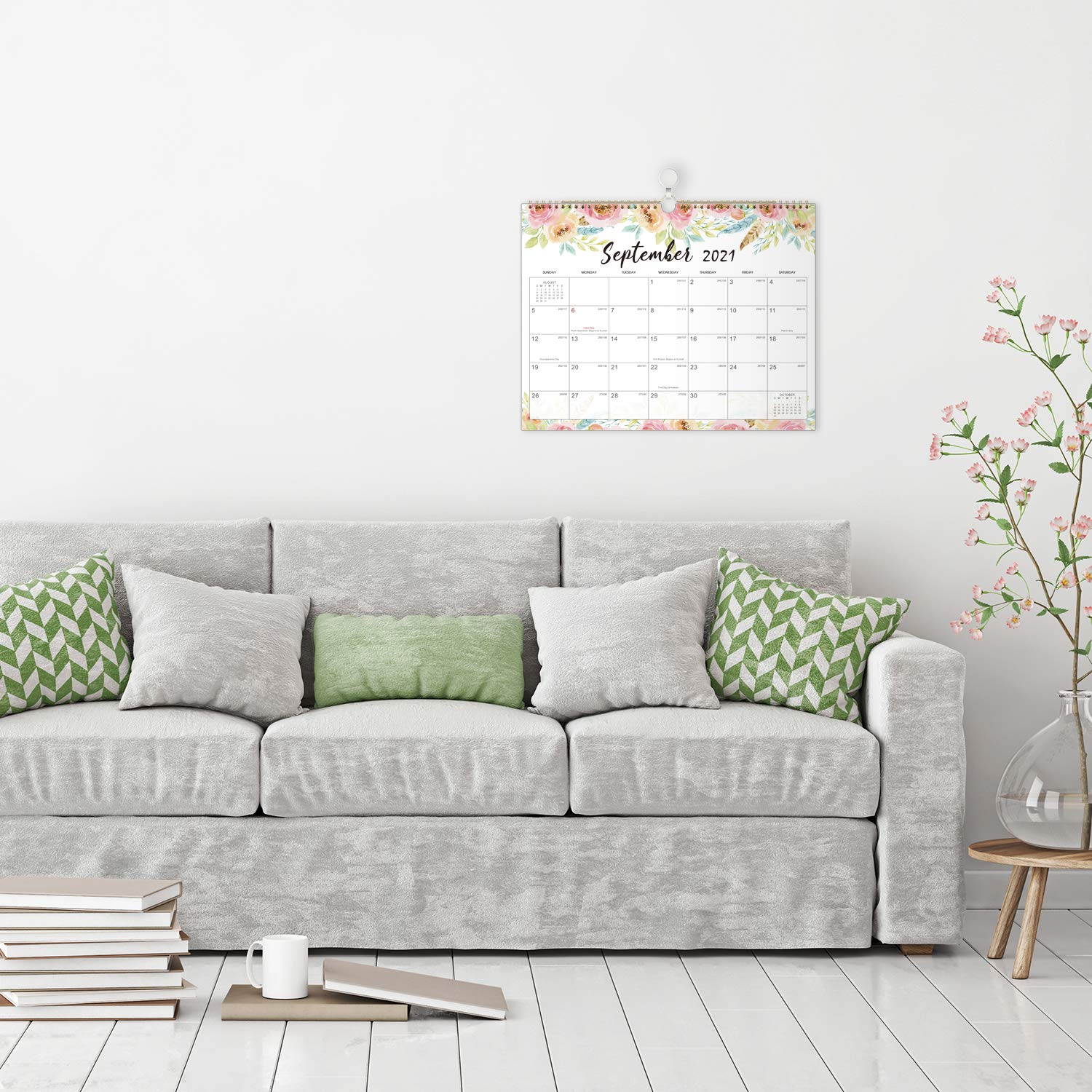 20212022 Wall Calendar 18 Months Large Monthly Wall Calendar, Jul