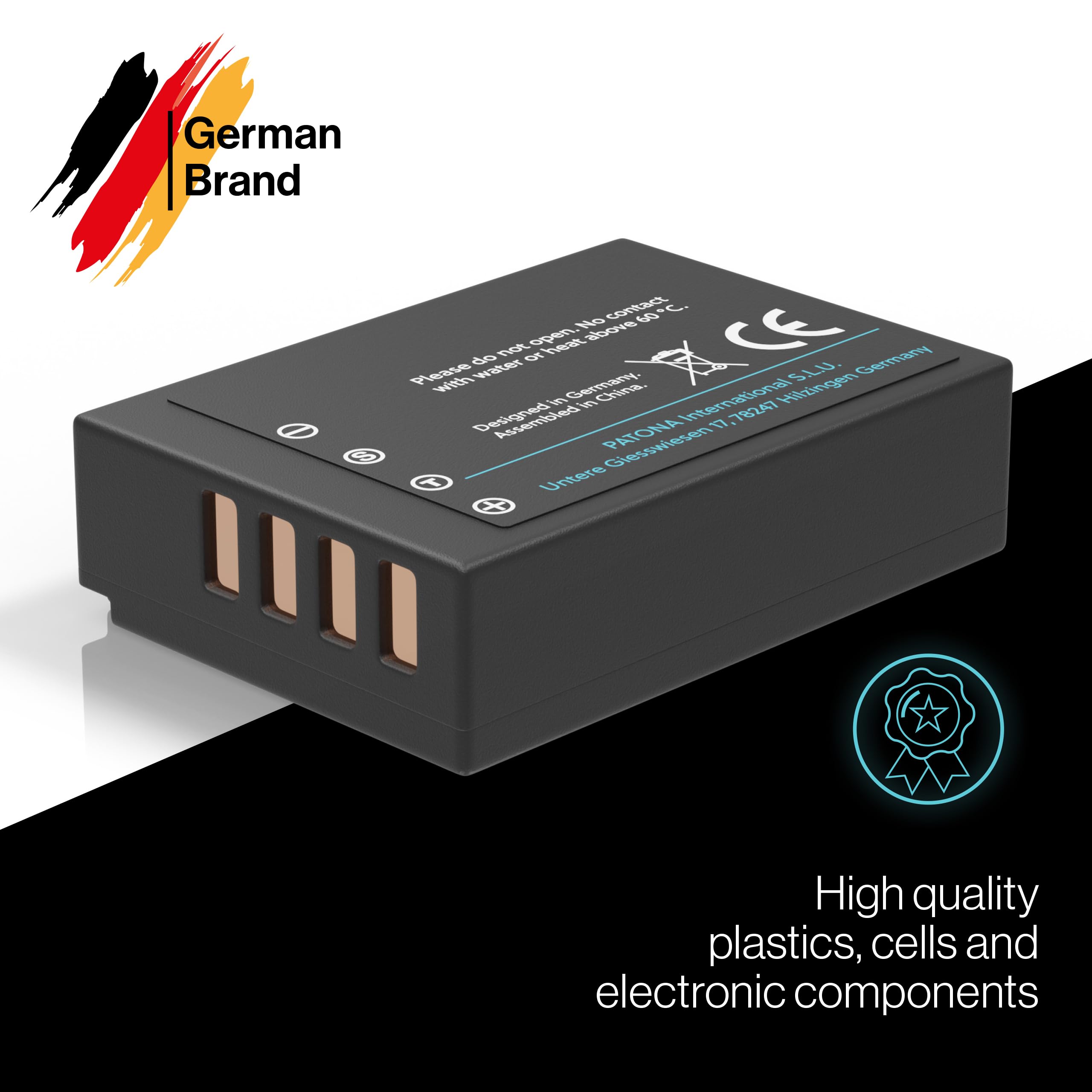 PATONA 3en1 Chargeur + Batterie NP-95 Compatible Avec Fuji Fujifilm