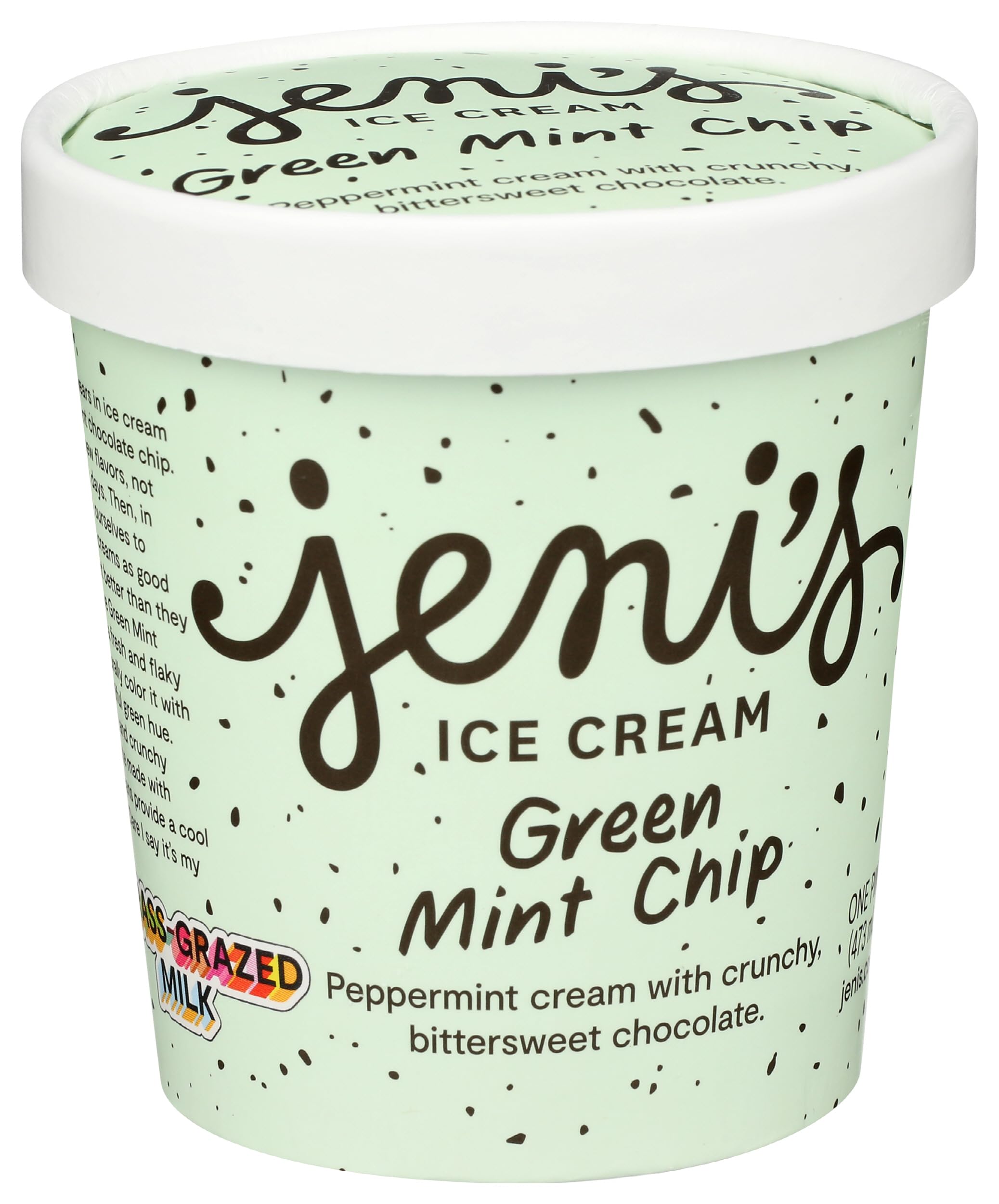 Amazon.com: Jenis Splendid Ice Creams Green Mint Chip Ice Cream, 1