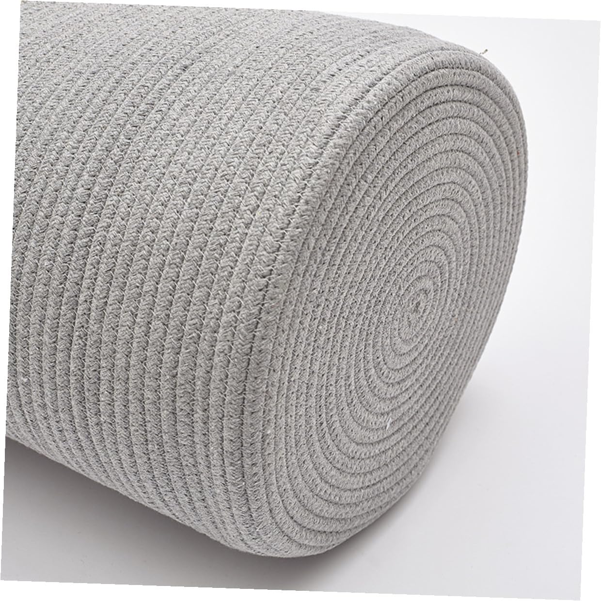 Hemobllo Cesto Porta Biancheria Grande Capacità Rotondo in Corda di Cotone con Decorativi Organizer per Vestiti e Giocattoli, per Armadio o Casa