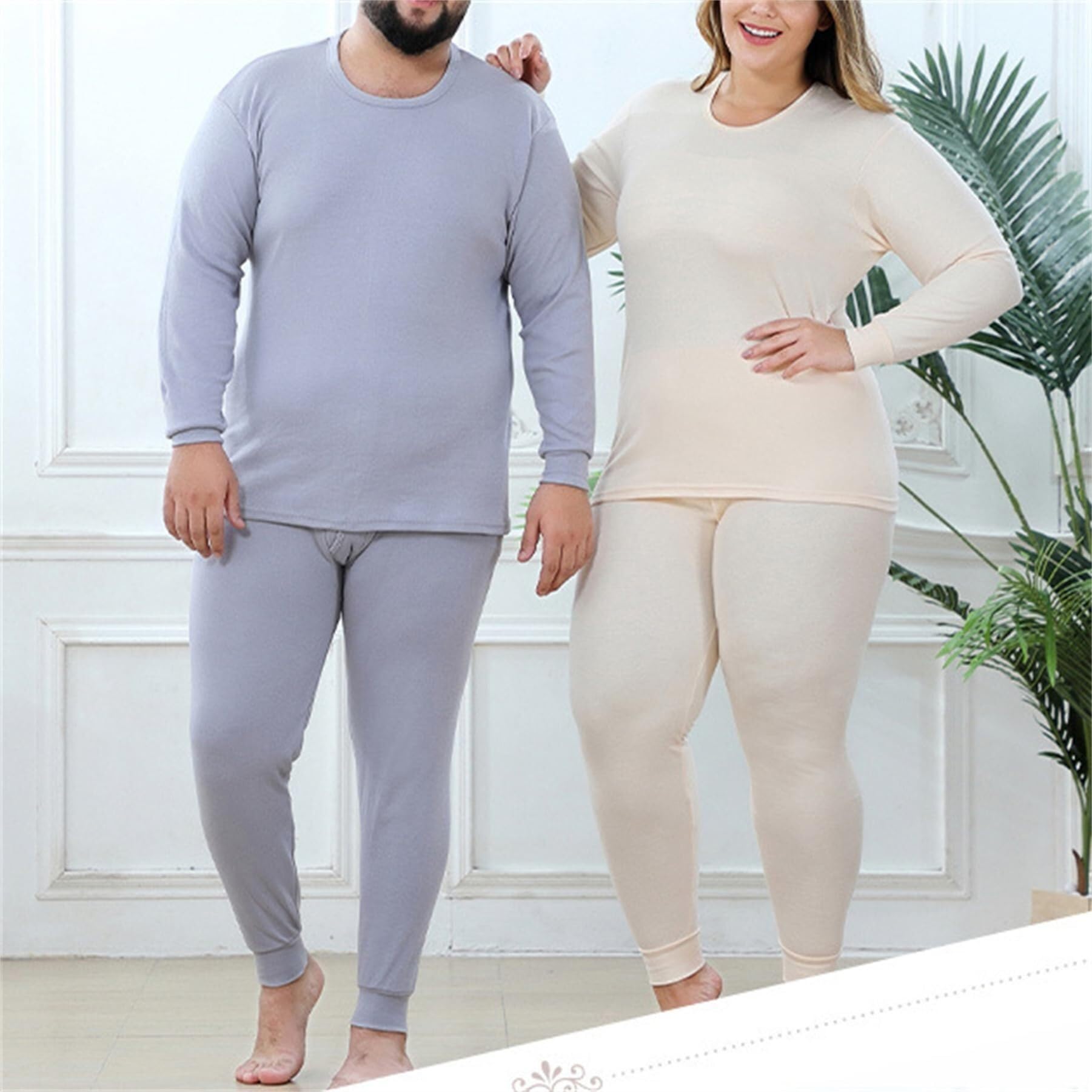 Conjunto térmico de ropa interior for hombre, capa base térmica de invierno