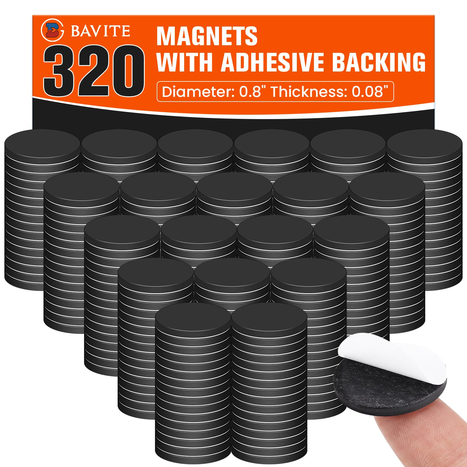 320 Flexible Adhesive Magnets - Strong Hold Dots -1 320 Flexible Adhesive Magnets - Strong Hold Dots -1