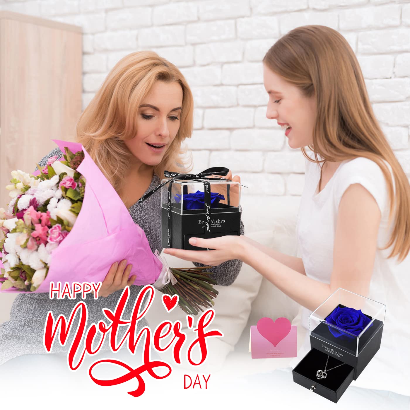 Eletorot Regalo Mamma Natale, Regali per Mamma, Regali Compleanno per Mamma e Nonna Cartello Decorativo in Acrilico con Farfalla Cofanetto Eletorot Regalo Mamma Natale, Regali per Mamma, Regali Compleanno per Mamma e Nonna Cartello Decorativo in Acrilico con Farfalla Cofanetto