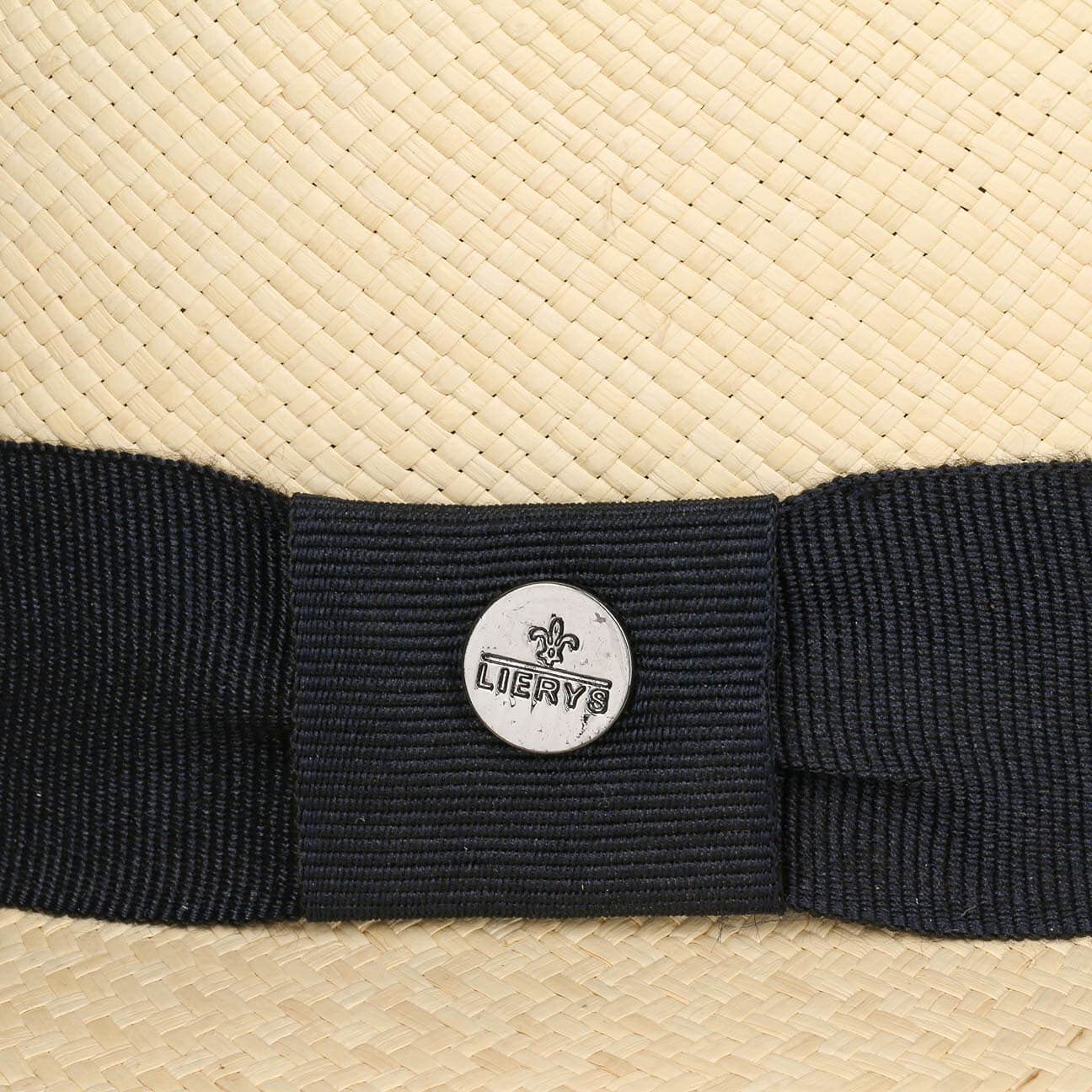 Lierys Sombrero Panamá The Sophisticated Mujer Hombre Confeccionado a Mano en Ecuador Sombrero de Paja de Verano con Cinta
