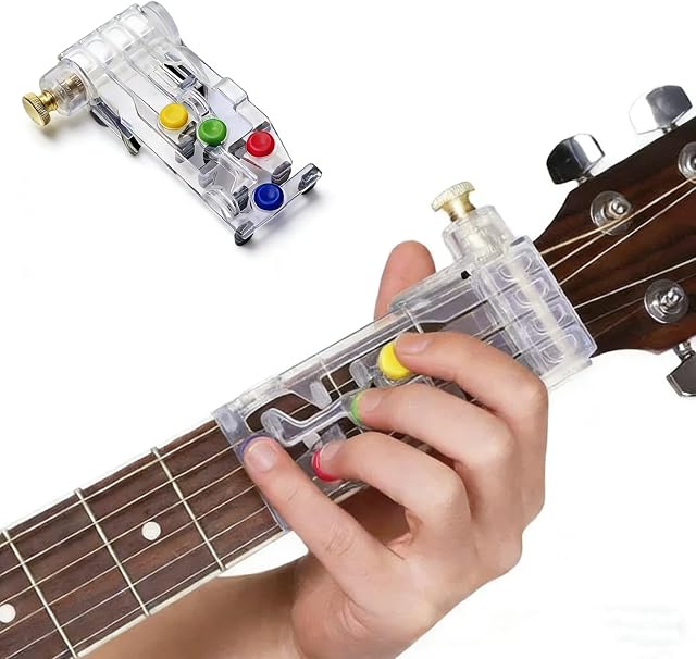Guitar chord tensioner and string companion, guitar chord assistant, suitable for novice guitar beginners training aid
