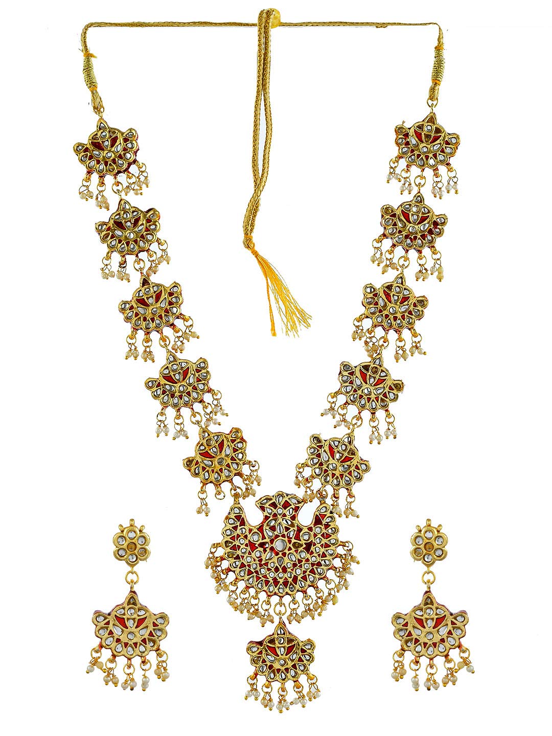 Silvermerc Designs Kundan Jewellery set for women
