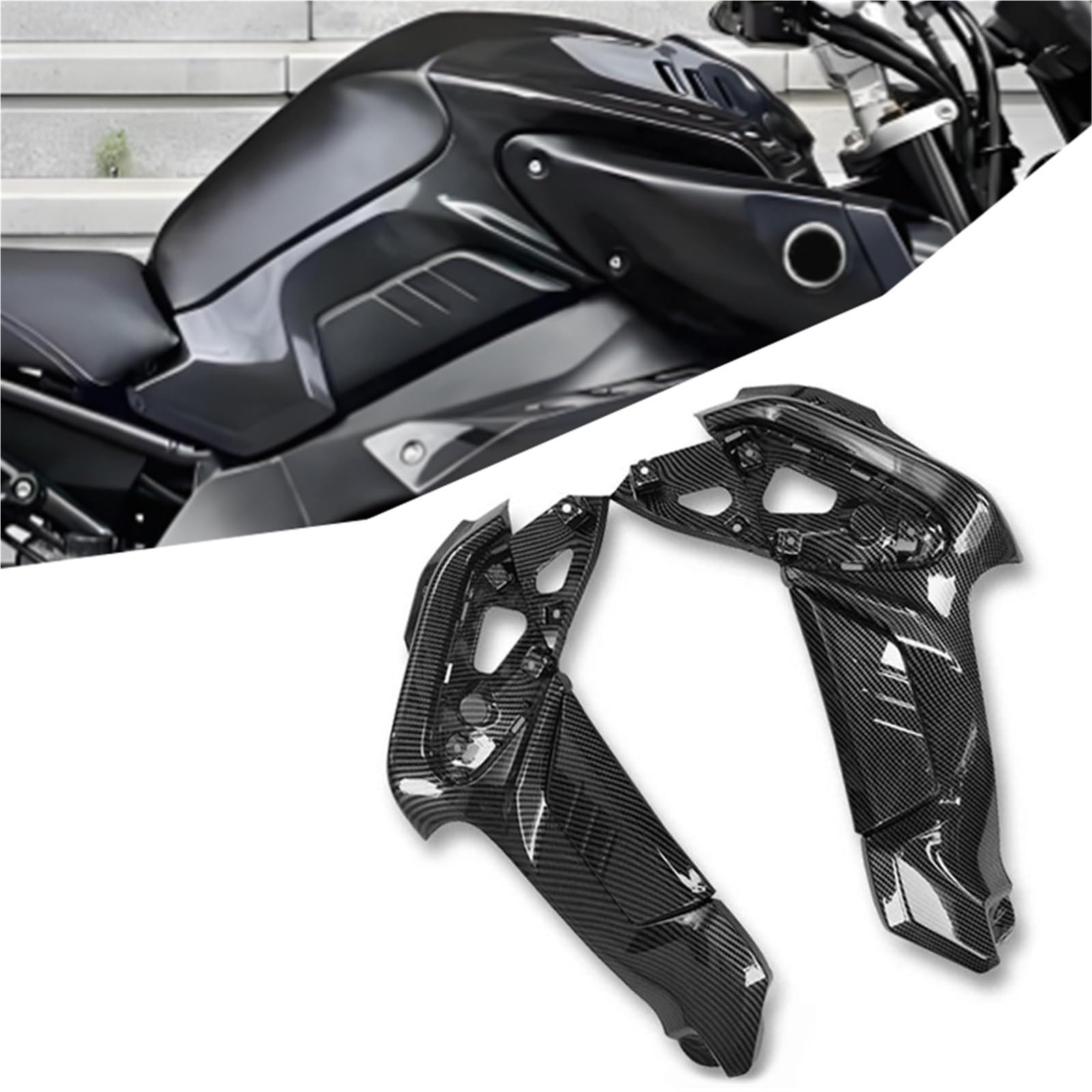 Ailettes de carénage en carbone pour Yamaha MT10 2016-2021 - 7