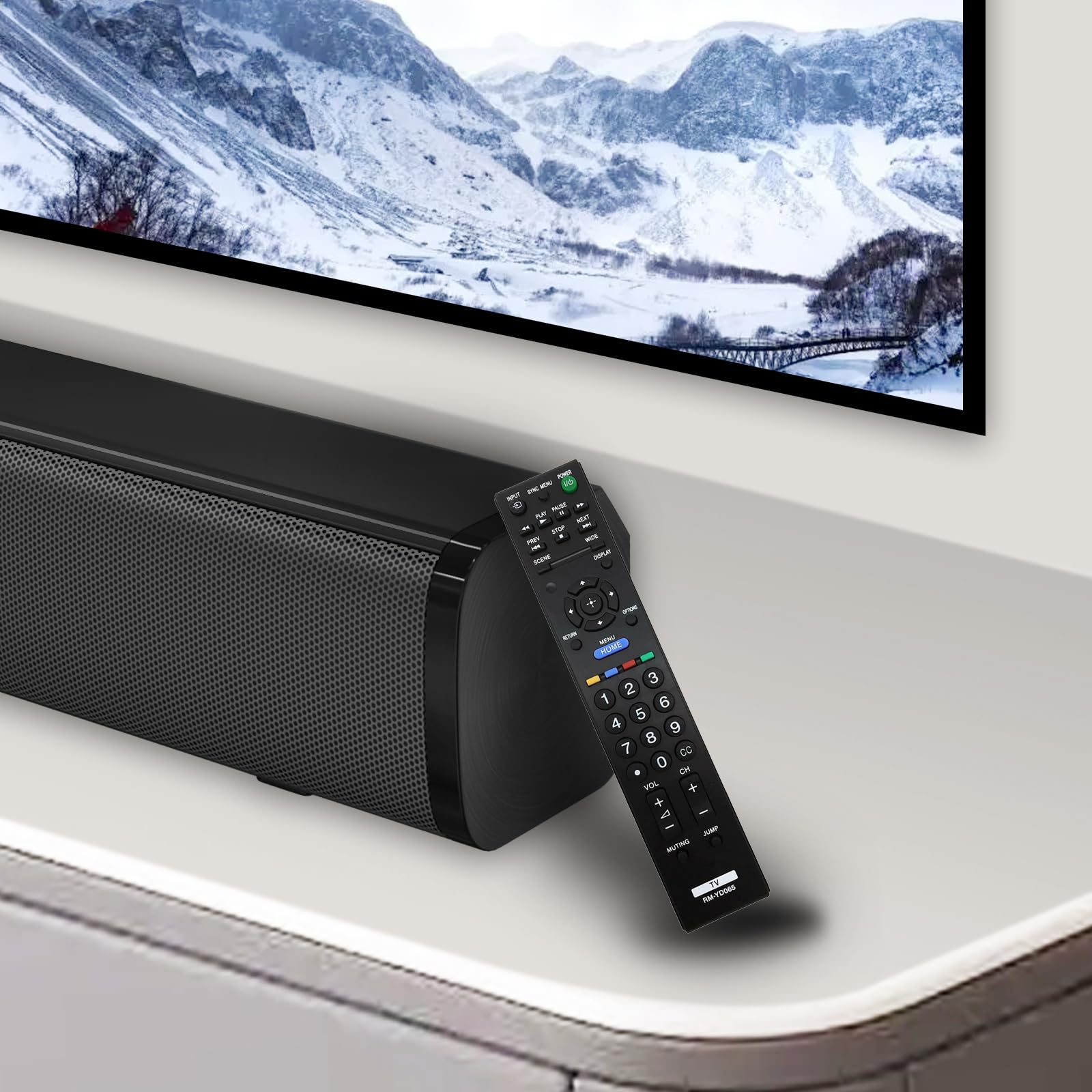 Amazon.com: RM-YD065 RM-YD066 Replaced Remote fit for Sony Bravia