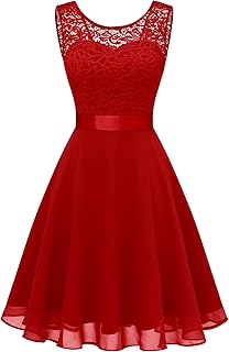 Women Short Prom Dress Lace Wedding Guest Cocktail Party Bridesmaid Formal Dresses - Buy now