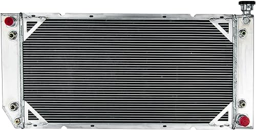 Radiador de núcleo de 4 filas para Chevy GMC C1500 C2500 C3500 K1500 K2500 K3500 Suburban Tahoe Yukon Cadillac Escalade Truck 5.7L 7.4L Radiadores