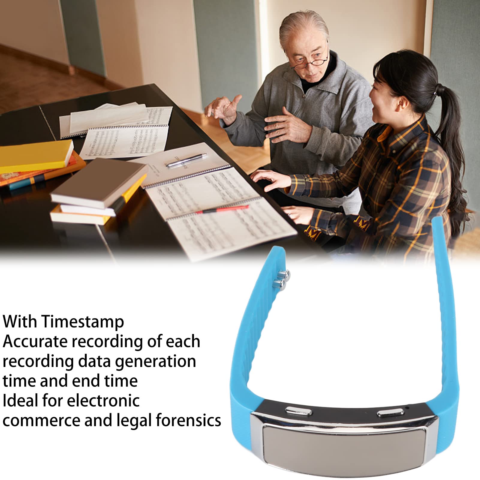 Voice Recorder Watch, Bracelet Recording Device - Image 2