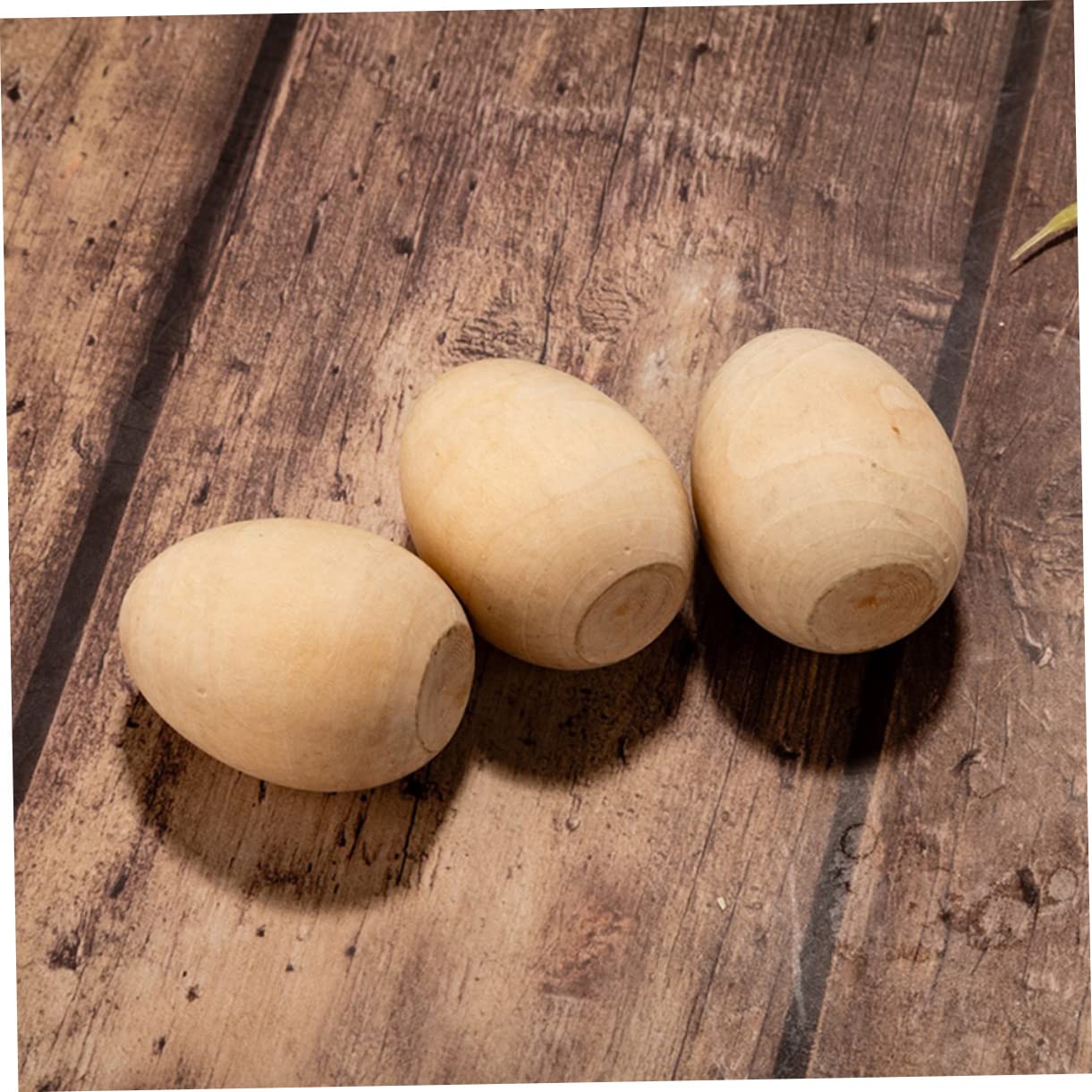 Angoily 30stücke Holzeier Zum Bemalen Unbemalte Holzornamente Für Ostereierdeko Diy Bastelmaterialien Osterbastelset Für Junge Mädchen Und Erwachsene