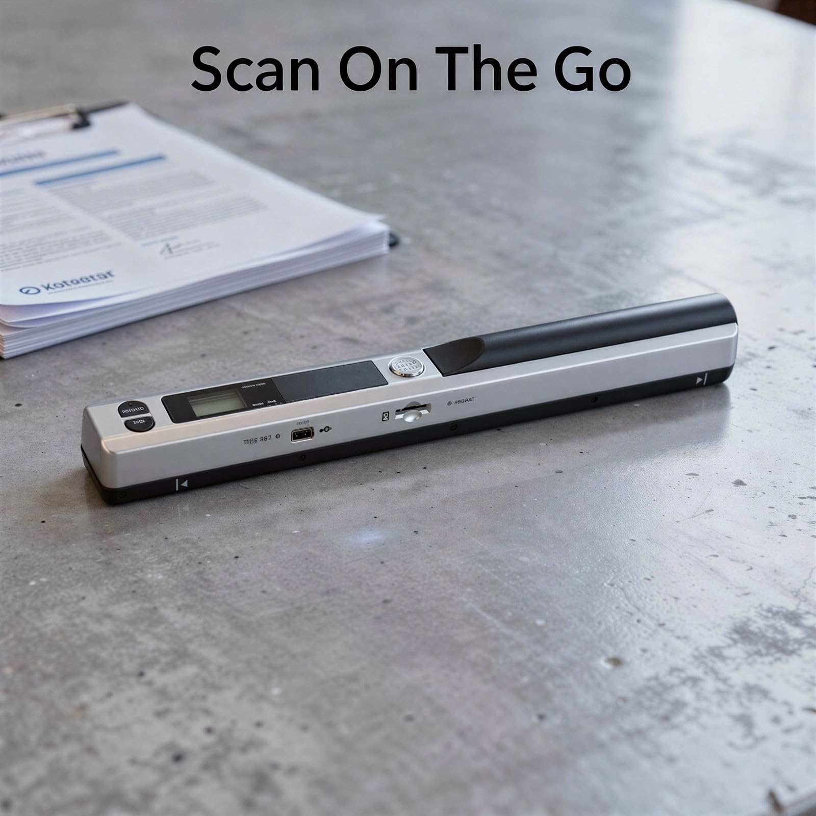 Scanner portatile per documenti, scanner portatile per documenti A4, foto e libri, 900 DPI, formato JPEG e PDF, schermo LCD, ufficio mobile aziendale