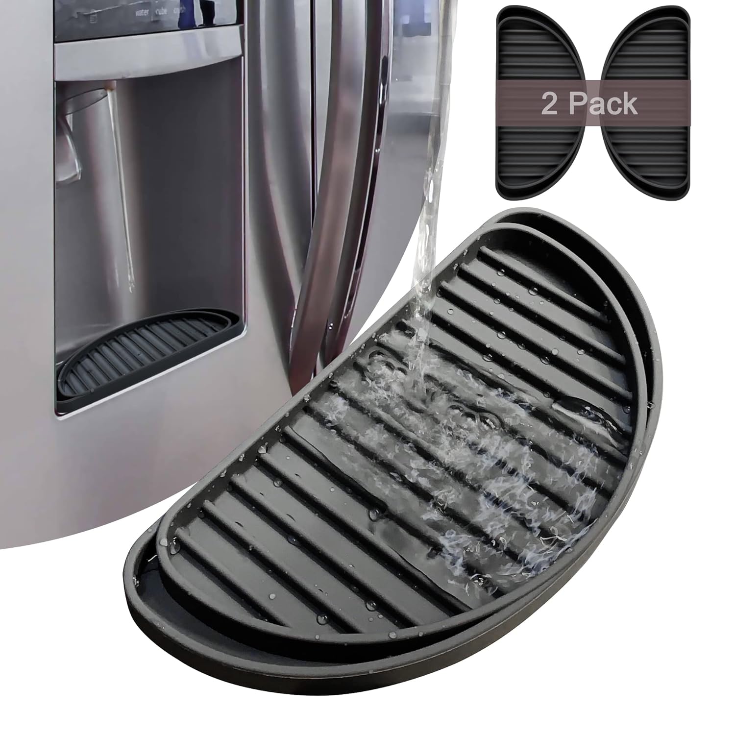 KindGa Refrigerator Drip Tray Catcher, Mini Fridge Drip Tray Protects