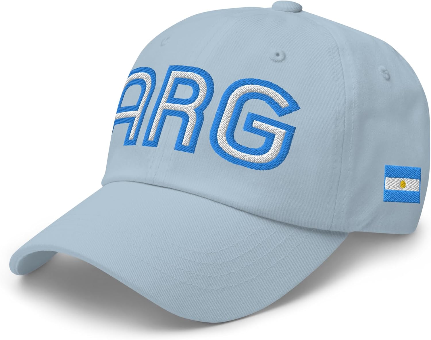 Argentina National Flag Retro ARG Soccer Baseball Cap Dad Hat