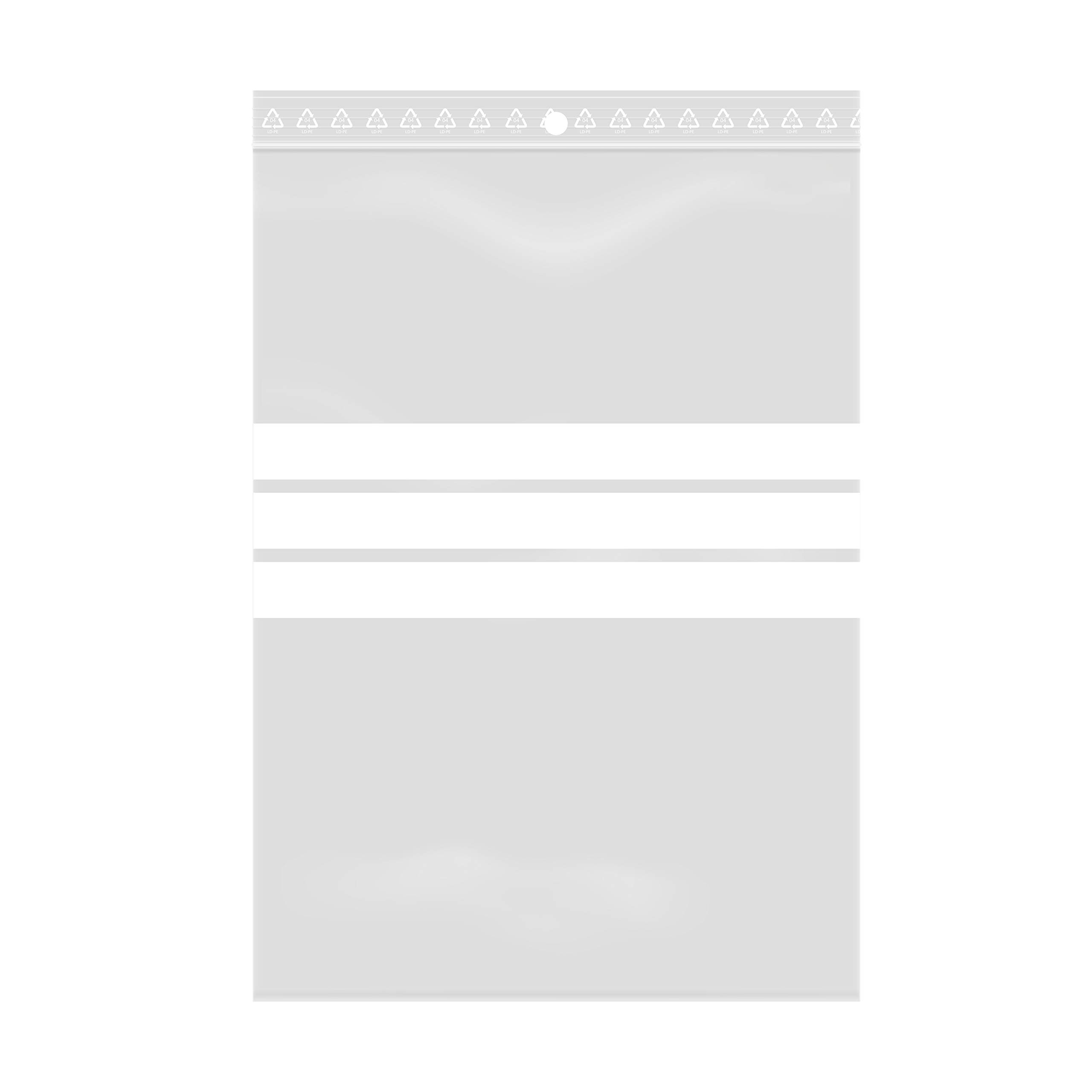 Sacchetti Richiudibili Con Zip - 100 Pezzi 15x22 Cm, In Plastica Spessa Per Alimenti E Oggetti - Foto 6