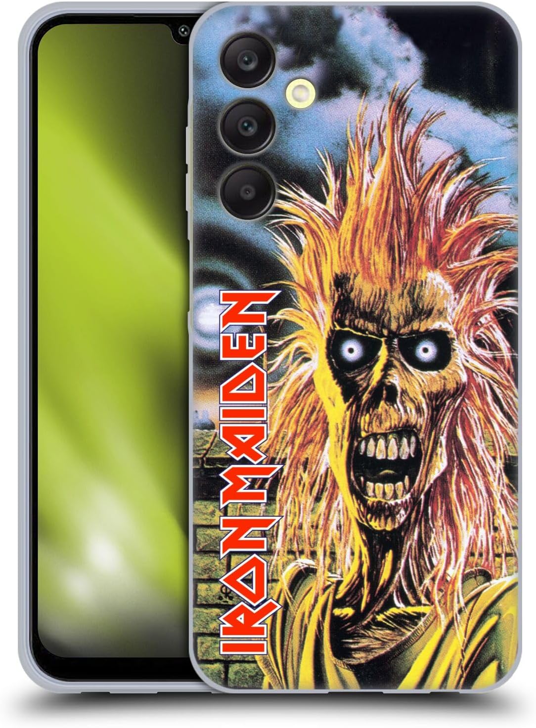 Head Case Designs Officially Licensed Iron Maiden First Art Gel Case [Military Grade Protection] Compatible with Samsung Galaxy S25 Ultra and Compatible with MagSafe