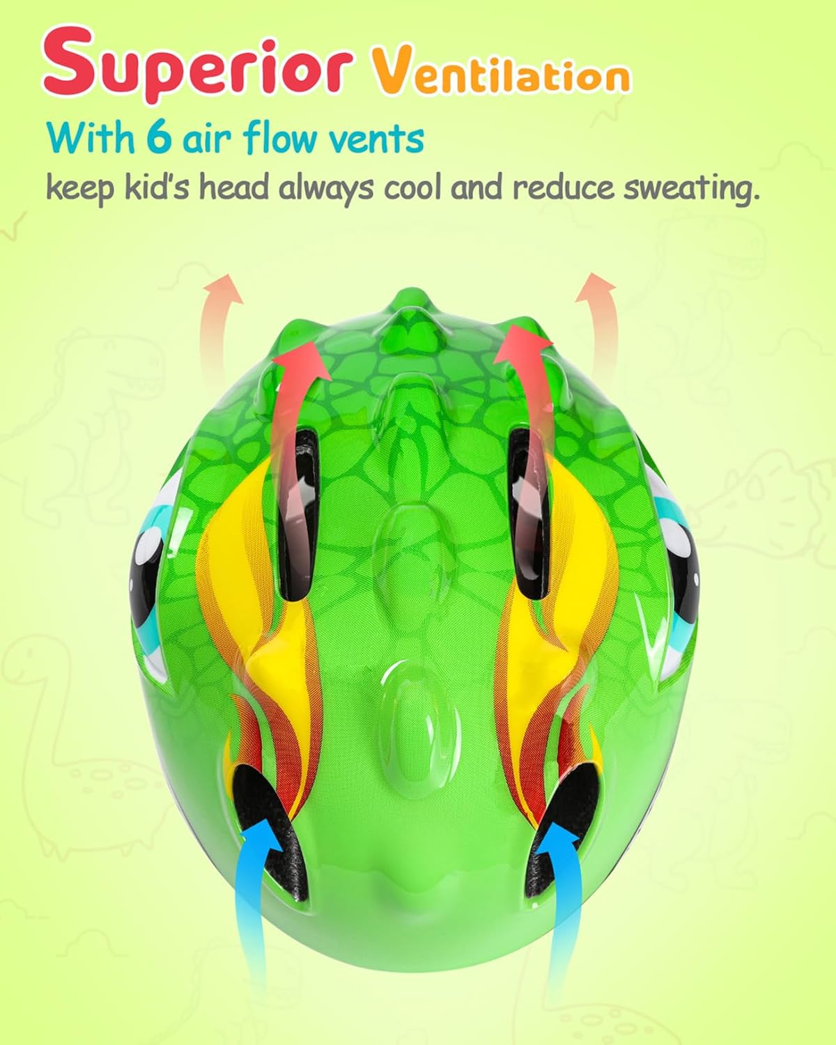 VICTGOAL Toddler Kids Bike Helmet Lightweight 3D Children Bicycle Helmet for Boys and Girls Age 3-8 for Multi-Sport Scooter Cycling Skating