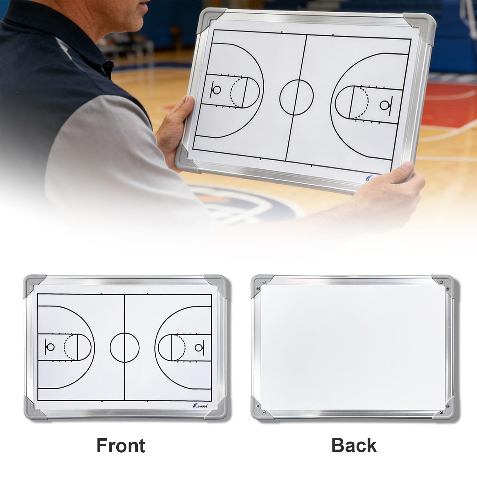 Magnetica Allenatore di Board Portatile, Coaches Lavagna Tattica, Cancellabile, Ideale per Esercitazioni Tattiche e per Annotare I Punti Chiave