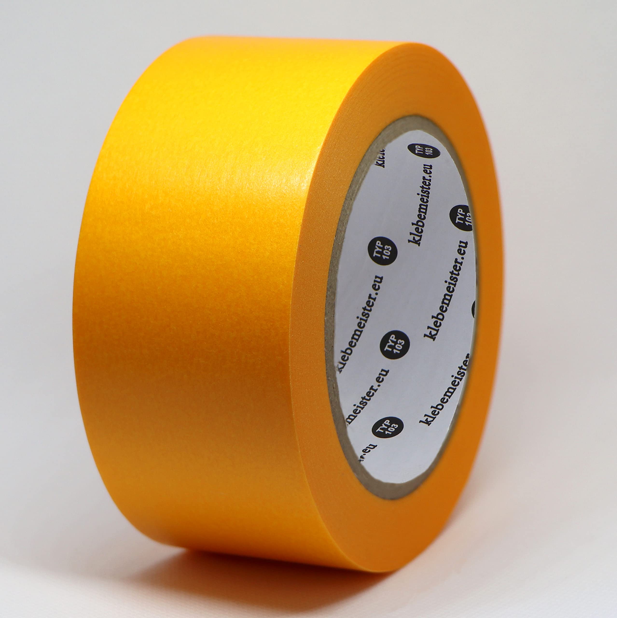 klebemeister 9x Rollen | 50mm x 50m | Maler Abdeckband | Goldband (soft)