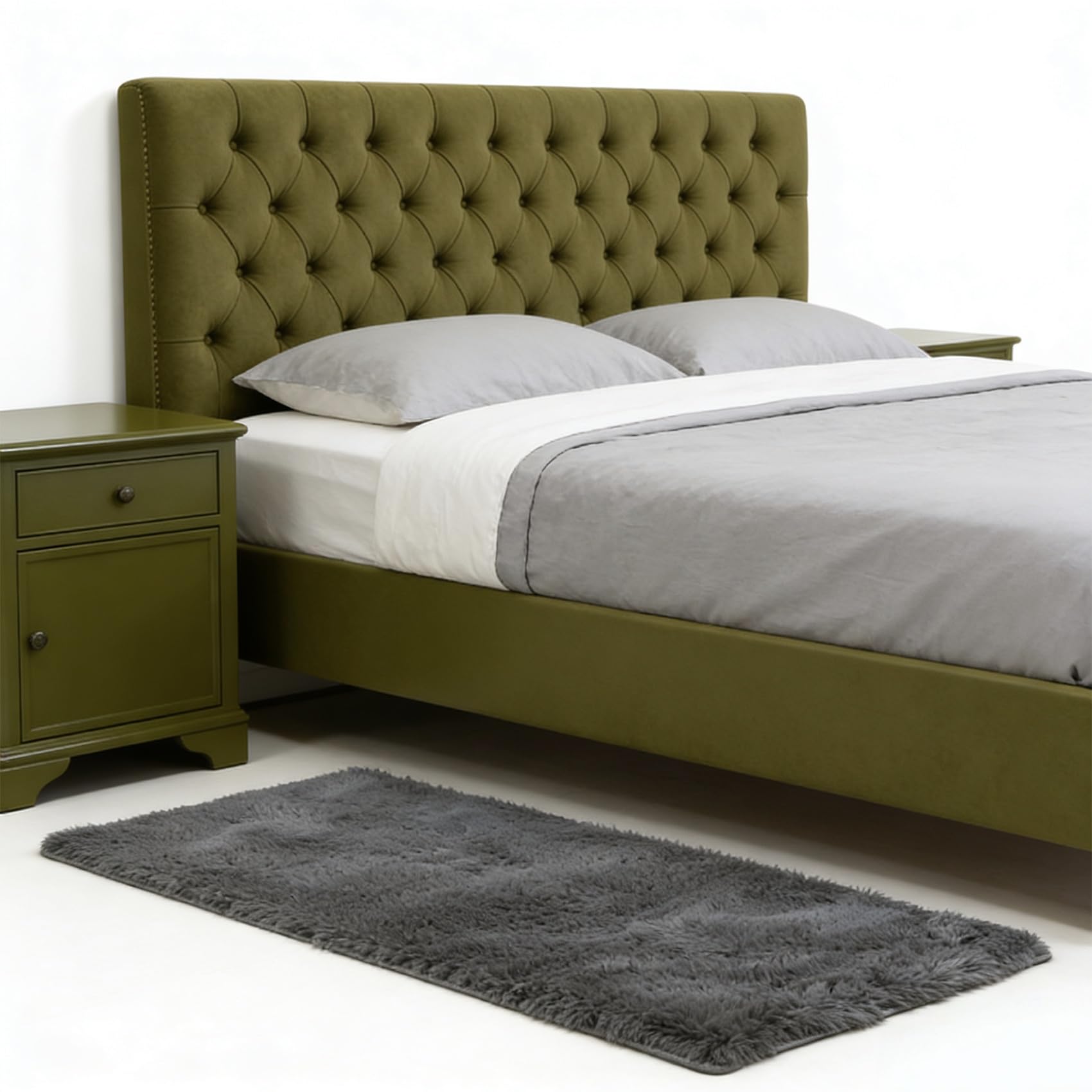 Tapis à poils longs gris pour salon et chambre une ambiance cocooning