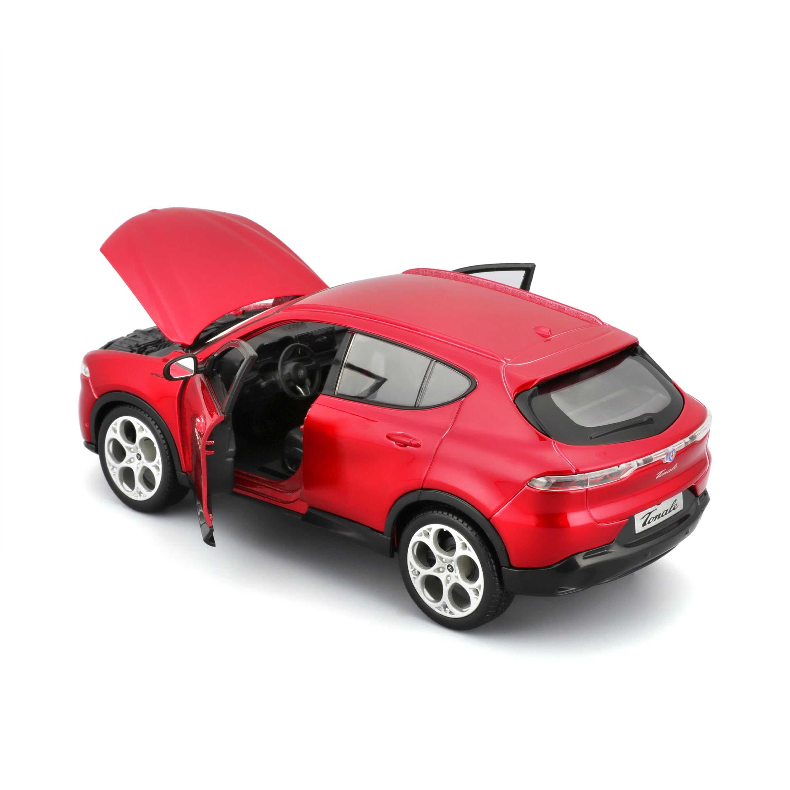 Bburago Alfa Romeo Tonale, Realistic 1:24 Scale Model Car, Diecast Replica with Opening Doors and Bonnet - Image 4