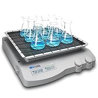 Vista 6 de ONiLAB Agitador Digital LED con Balanceo Ajustable de velocidad 10-80RPM, Agitador Rotador con Balanceo con modo continuo o modo temporizador