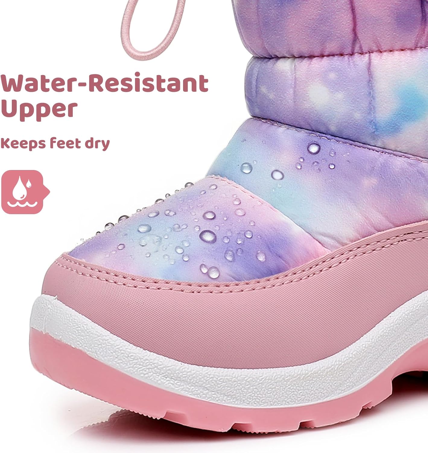 Apakowa Kid's Boys Girls Winter Snow Boots (Toddler/Little Kid)