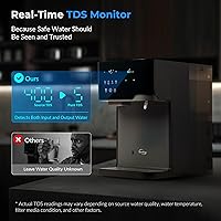 Vista 6 de iSpring Sparkling Water Maker with UV, Hot & Cold Countertop Reverse Osmosis Water Filter, PFAS & TDS Removal, Real-Time TDS Monitor, Fits Standard