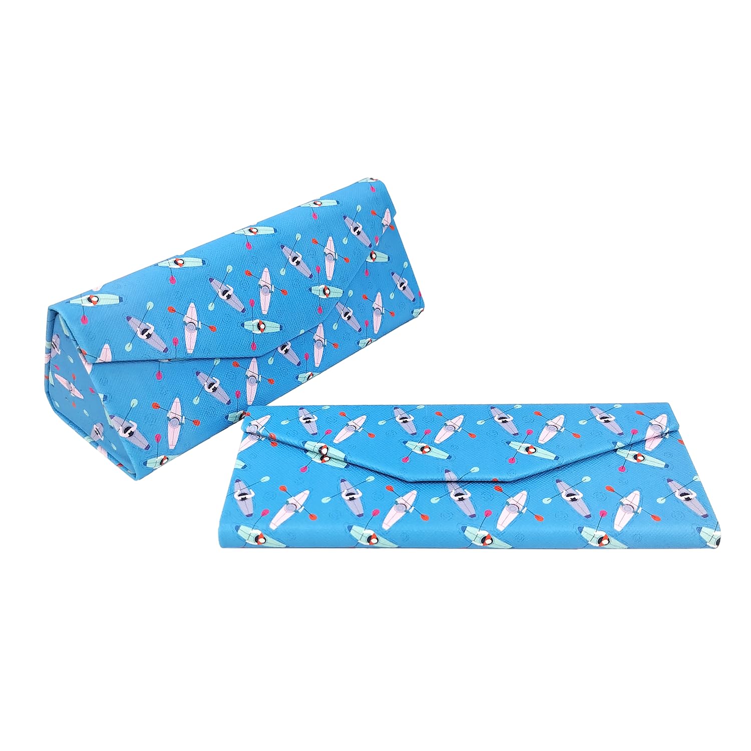 Real Sic Glasses Case for Men and Women - Magnetic Folding Hard Shell Sunglass Holder - Inspired by Activities/Hobbies