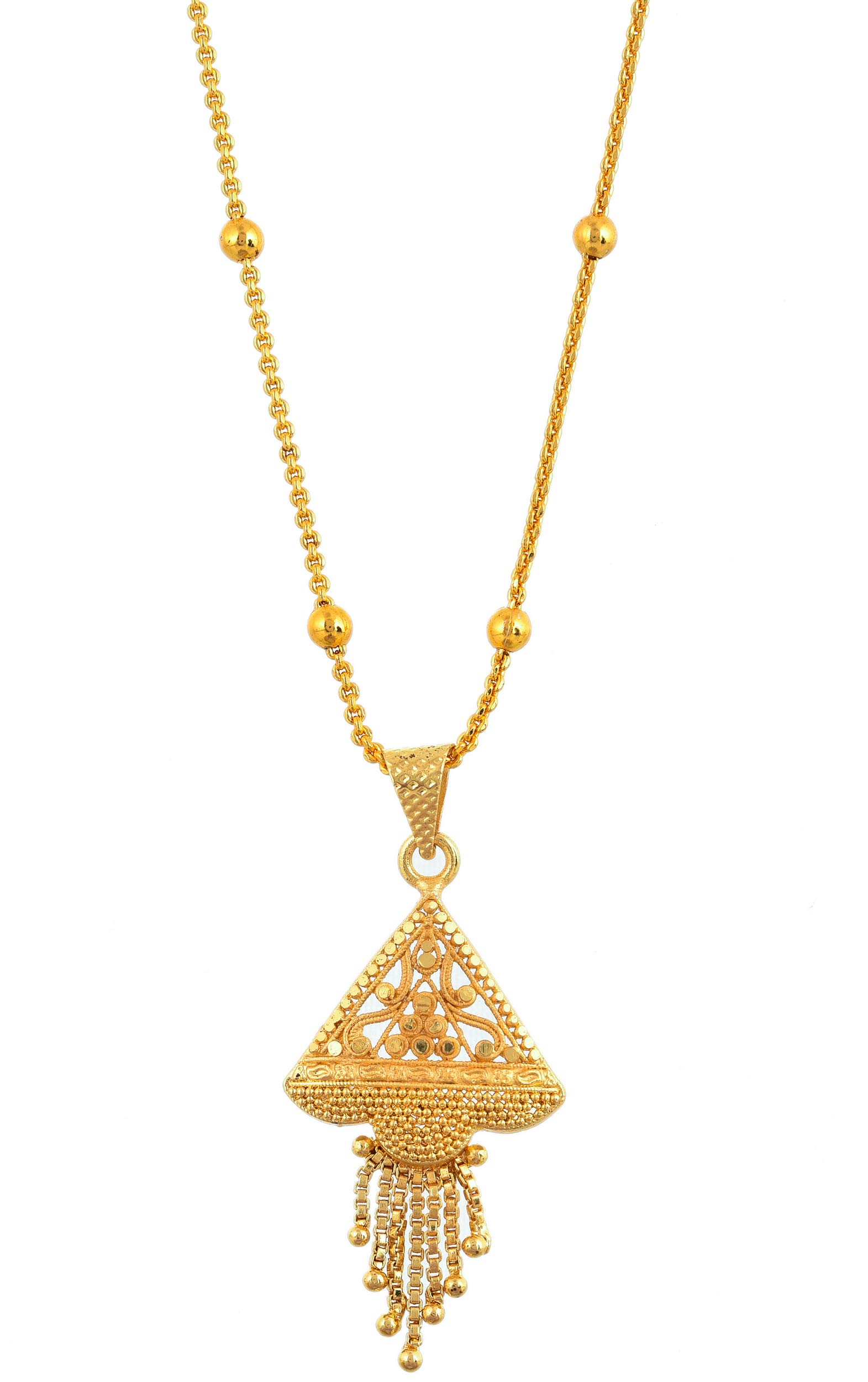 Handicraft Kottage® Gold Plated Pendant Chain Indian Traditional Fashion Jewellery for Girls and Women (Style4) (B08WWJKZ2T) Amazon Price History, Amazon Price Tracker