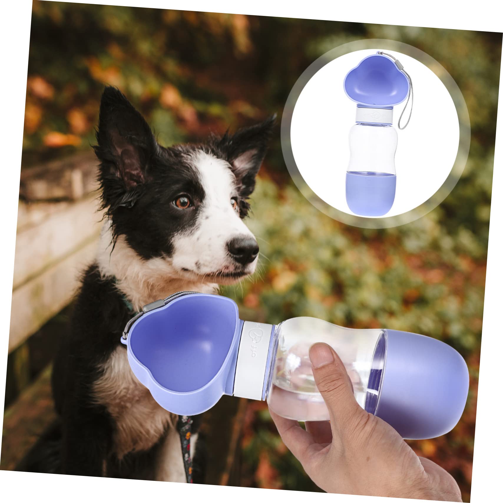 minkissy 5stücke Trinkflasche Für Hunde Tragbare Wasserflasche Mit Auslaufsicherem Design Für Unterwegs Camping Und Outdoor-aktivitäten -frei Bequem Für Welpen Und Kleine Hunde