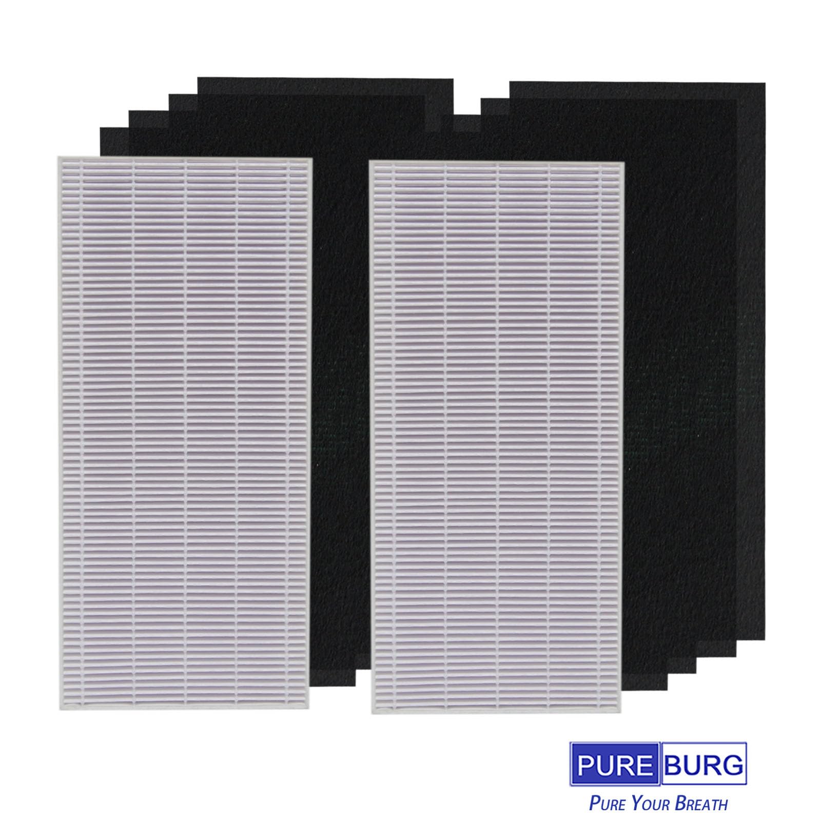 Vhbw 5x Filtri Di Ricambio - Filtro HEPA, Filtro Ai Carboni Attivi Per Winix 123050 Per Umidificatore Purificatore Daria 12598175