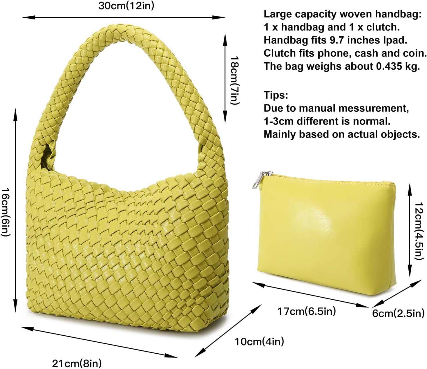 Shoulder Hobo Bags for Women,Summer Beach and Travel Mini Cute Tote Bag,Soft Vegan Leather Underarm Purse for Daily | Small, Vegan Leather, Summer, Ladies', Retro Chic - Image 6