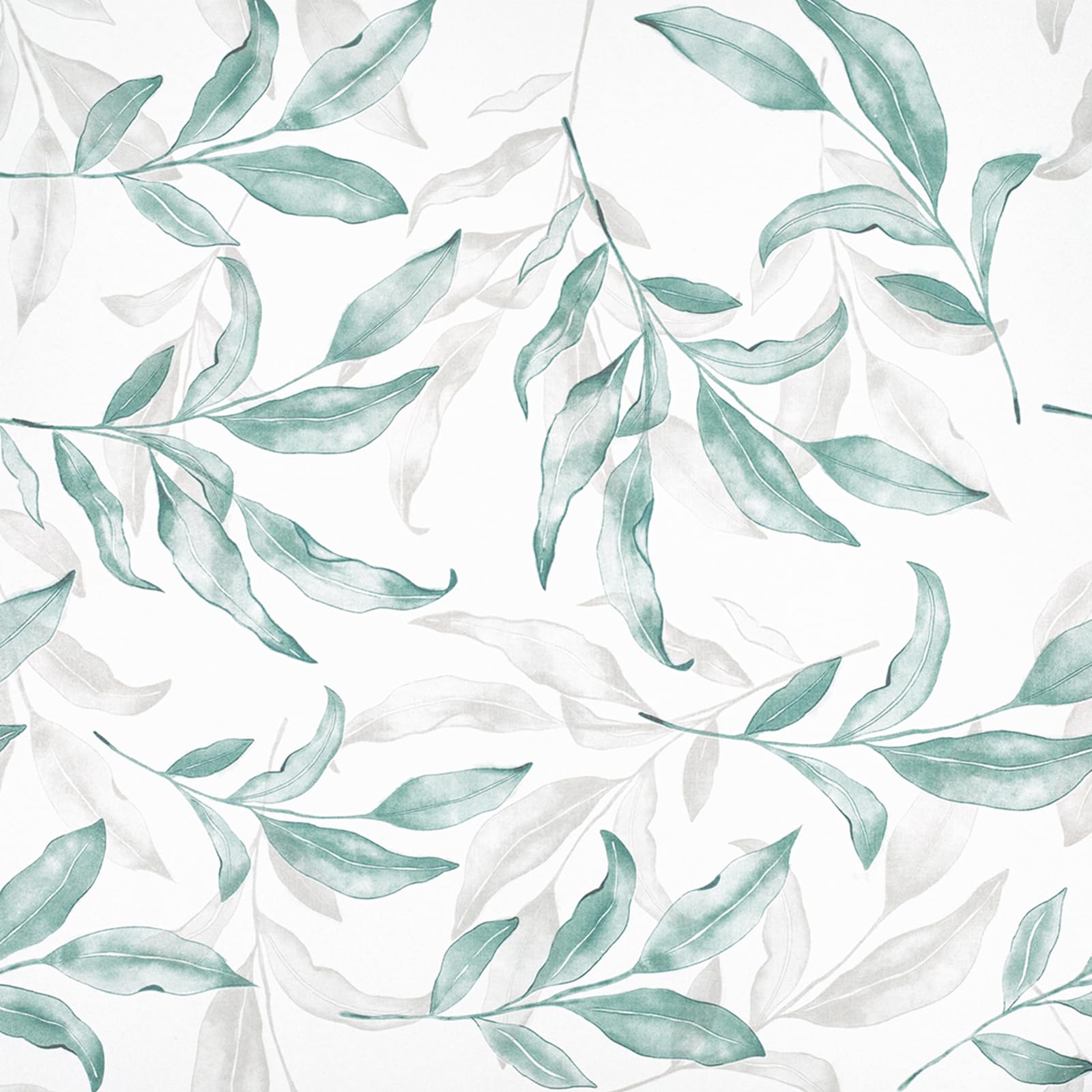 Abyssaly Papel Pintado Autoadhesivo Flor Blanco Azul, Vinilo Adhesivo Muebles 88cm X 300cm, Papel Adhesivo Impermeable Pegatina Decorativos Encimera de Cocina