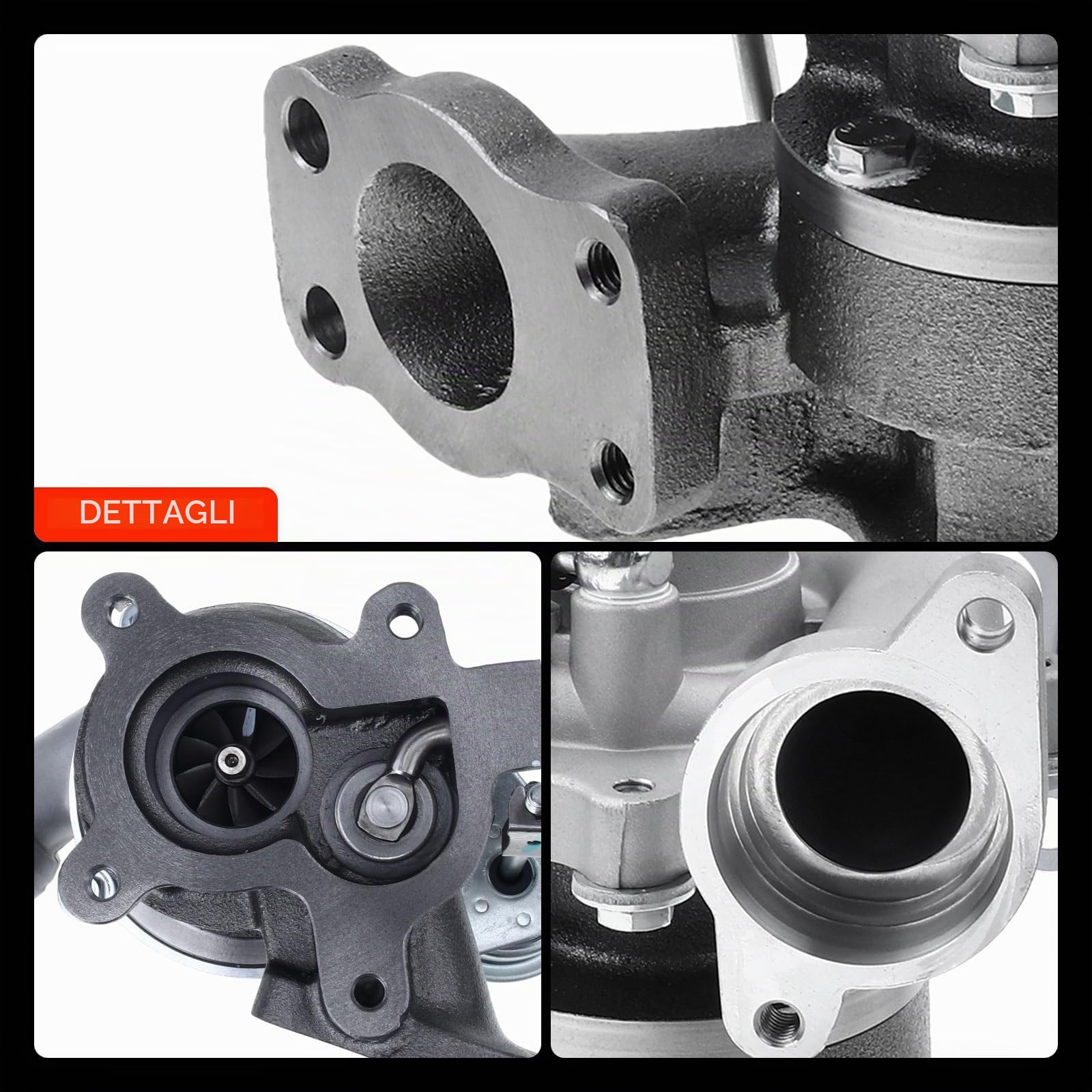 Frankberg Turbocompressore 9648759980 | Compatibile con: 23:07 PN, Fiesta V Van, C1 PM PN, Xsara N1, berlina 206, Fiesta V JD JH, 206 Van, C3 II SC, 2 giorni