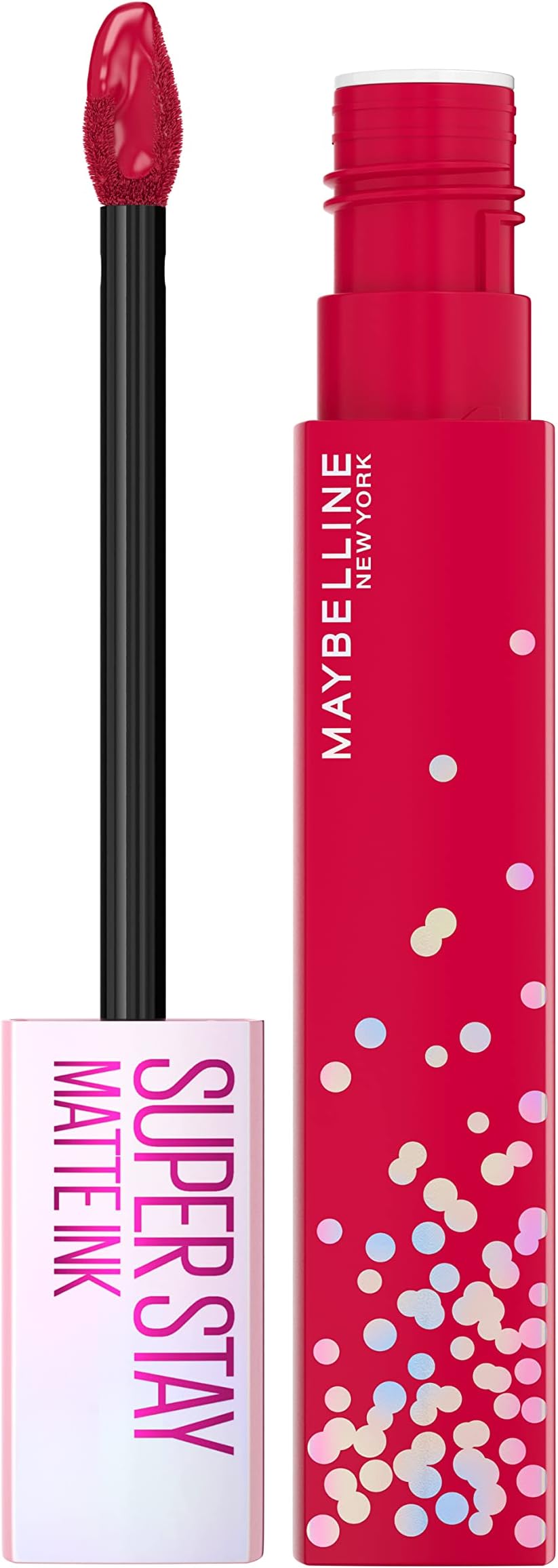 MAYBELLINE New York Super Stay Matte Ink Liquid Lipstick, Transfer-Proof, Long-Lasting, Limited-Edition Birthday-Cake-Scented Shades, Life of the Party, 0.17 Fl Oz