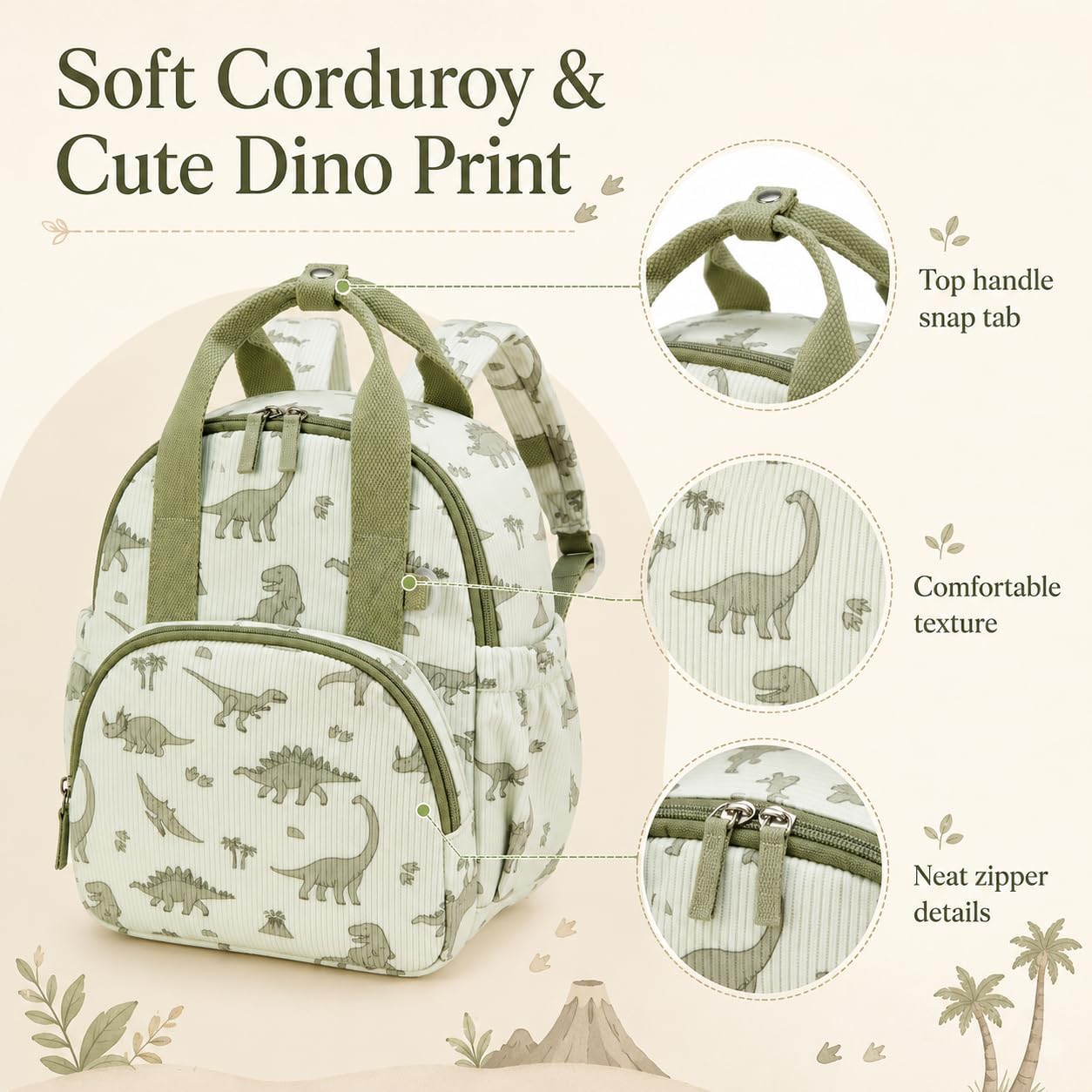 Bluboon Toddler Backpack for Girls Boys 2-4 Cute 12" Preschool Kindergarten Backpacks Kids Daycare Bags School Travel image 3