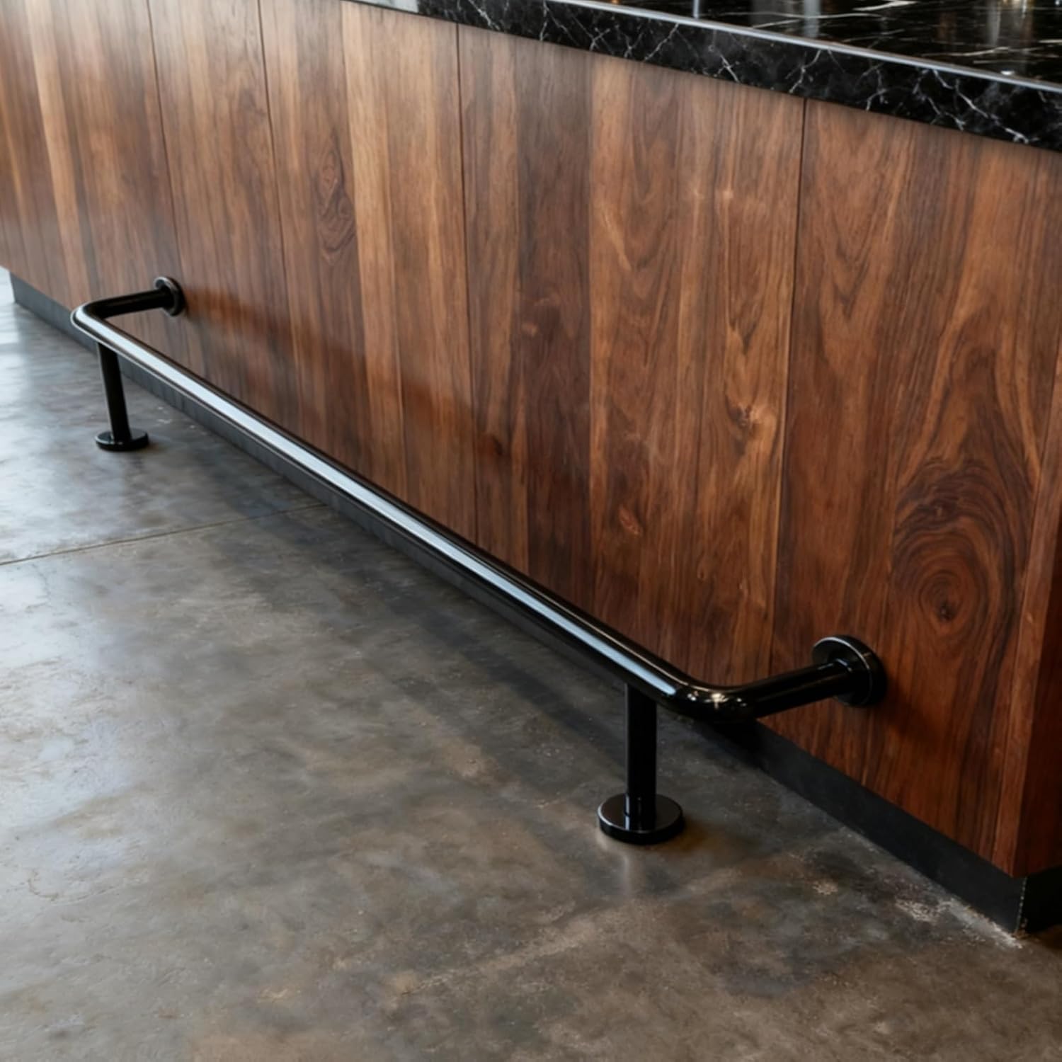Tabouret de bar mural commercial pour gagner de la place au sol
