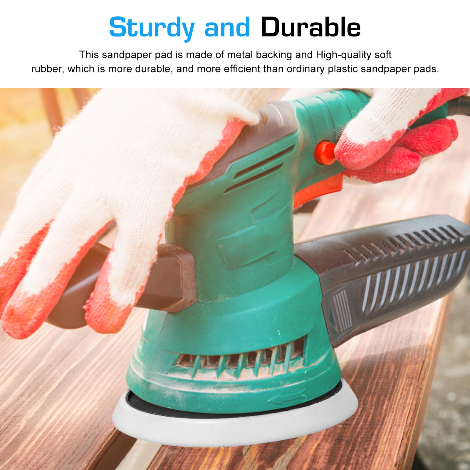 Disco Abrasivo Per Levigatrice Orbitale Bosch - Diametro 125mm, 8 Fori, Ricambio - Foto 7